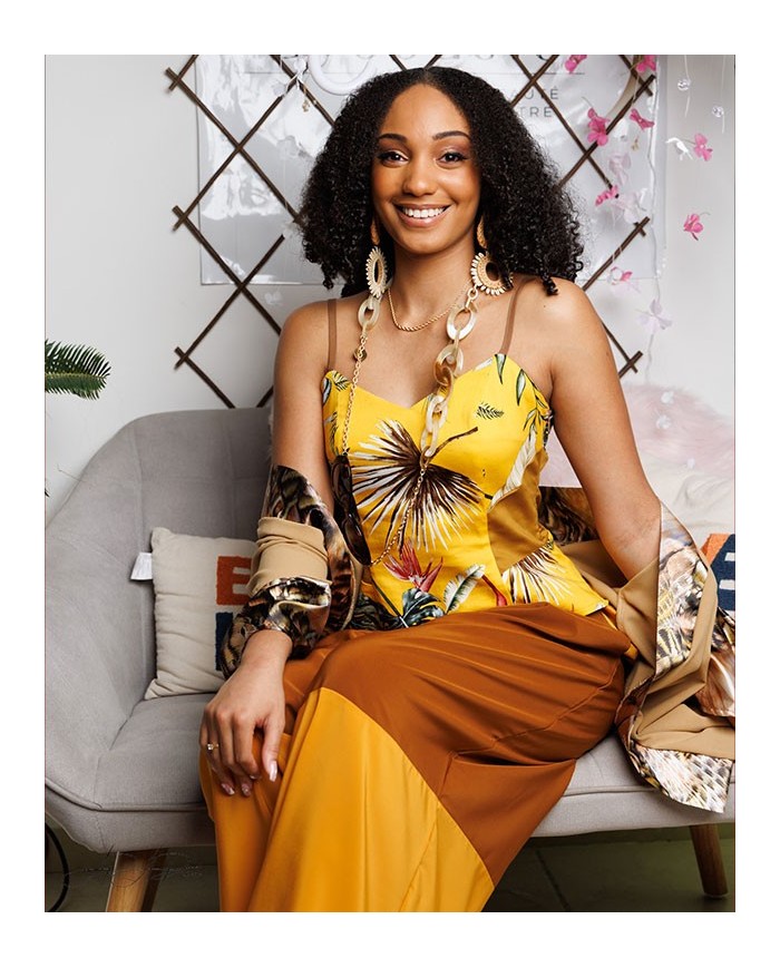 Top Col V Évasé Aérien & Chic pour Événements