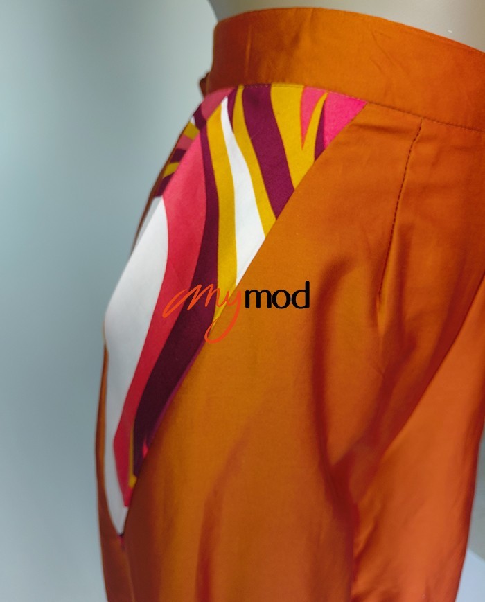 Pantalon palazzo taille haute poches italiennes | MYMOD