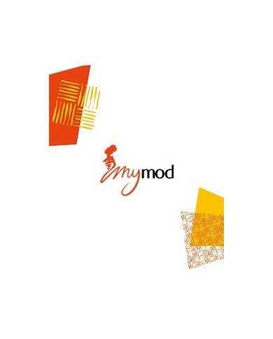 Top évasé col V blanc dentelle imprimé | MYMOD