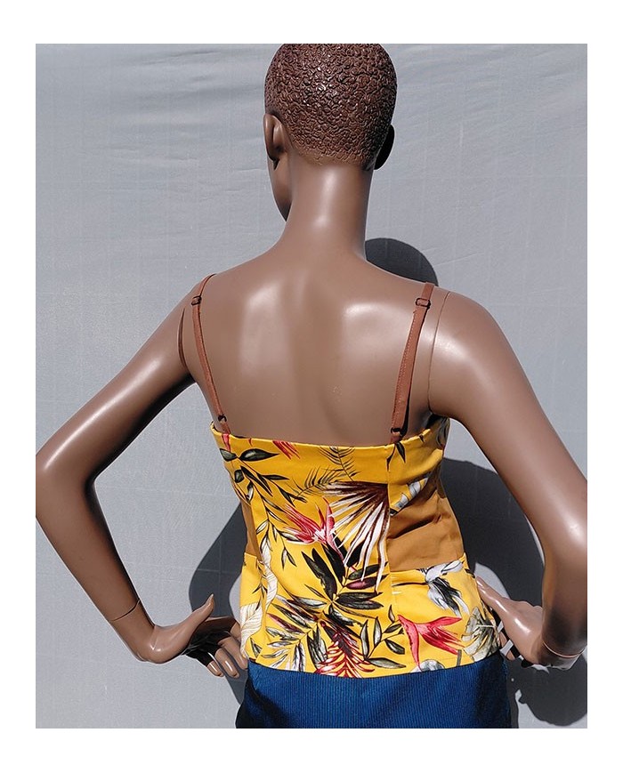 Airy & Chic Flared V-Neck Top for Events