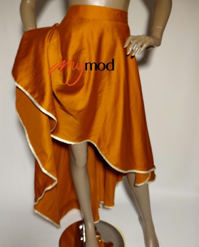 Asymmetrical Flared Circle Skirt | MYMOD